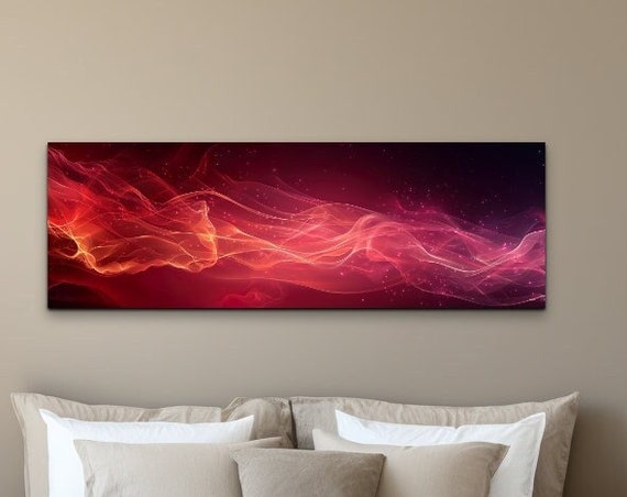 Abstract Wave Art Print, Contemporary Poster Gift