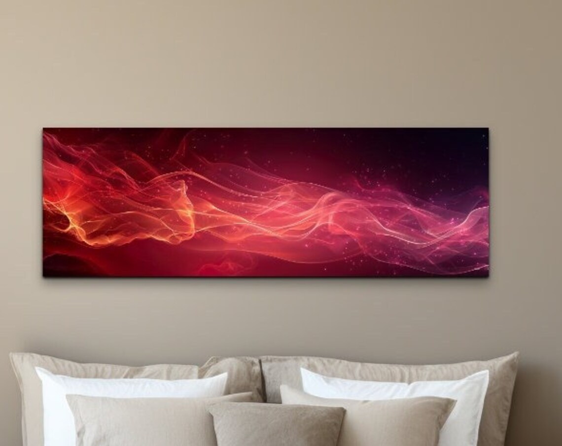 Abstract Wave Art Print, Contemporary Poster Gift