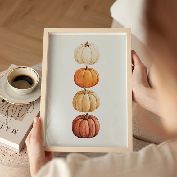 Autumn Wall Print, Fall Seasonal Halloween