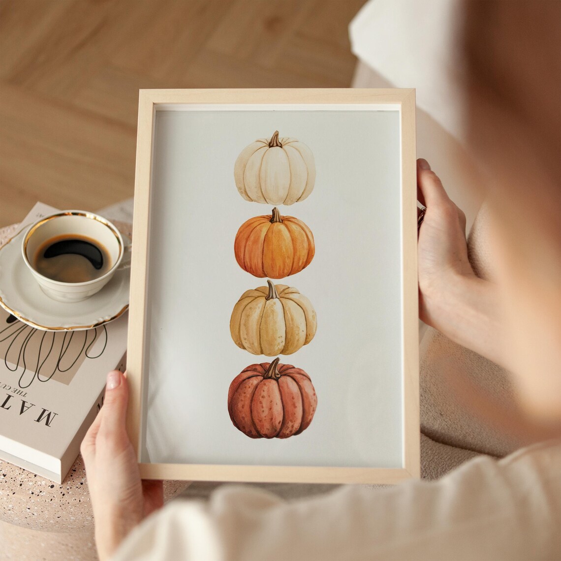 Autumn Wall Print, Fall Seasonal Halloween