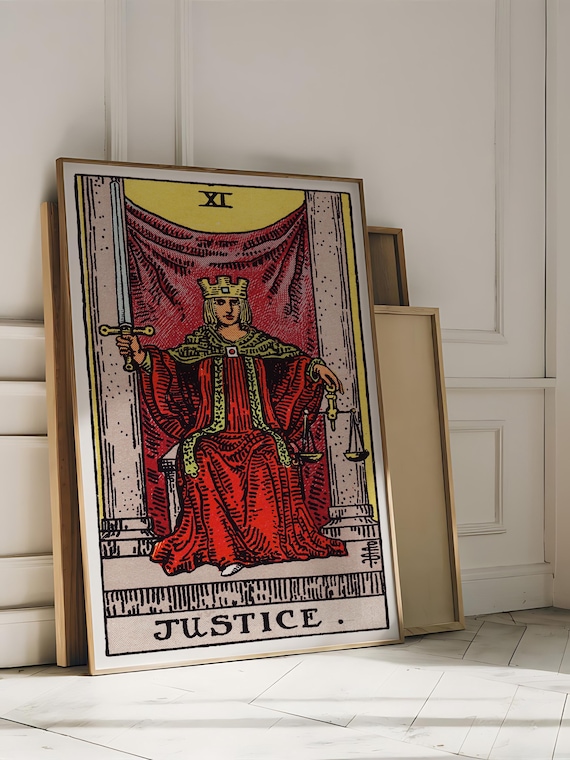 Tarot Cards Rider Waite, Mystical Esoteric Poster