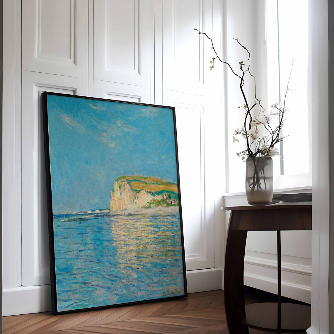 Claude Monet Impressionist Coastal Landscape Poster - Image 3