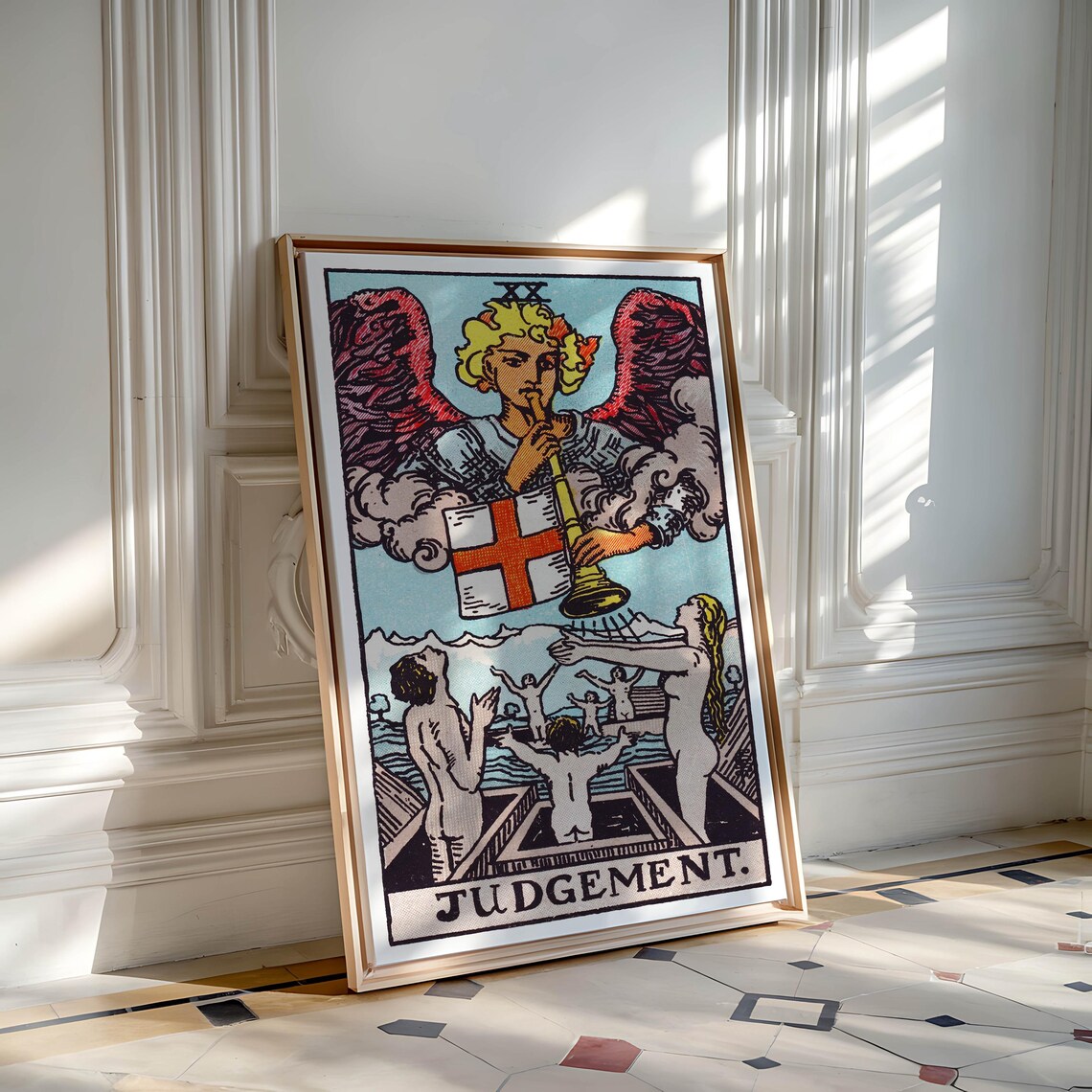 Tarot Cards Rider Waite, Vintage Esoteric Poster - Image 4
