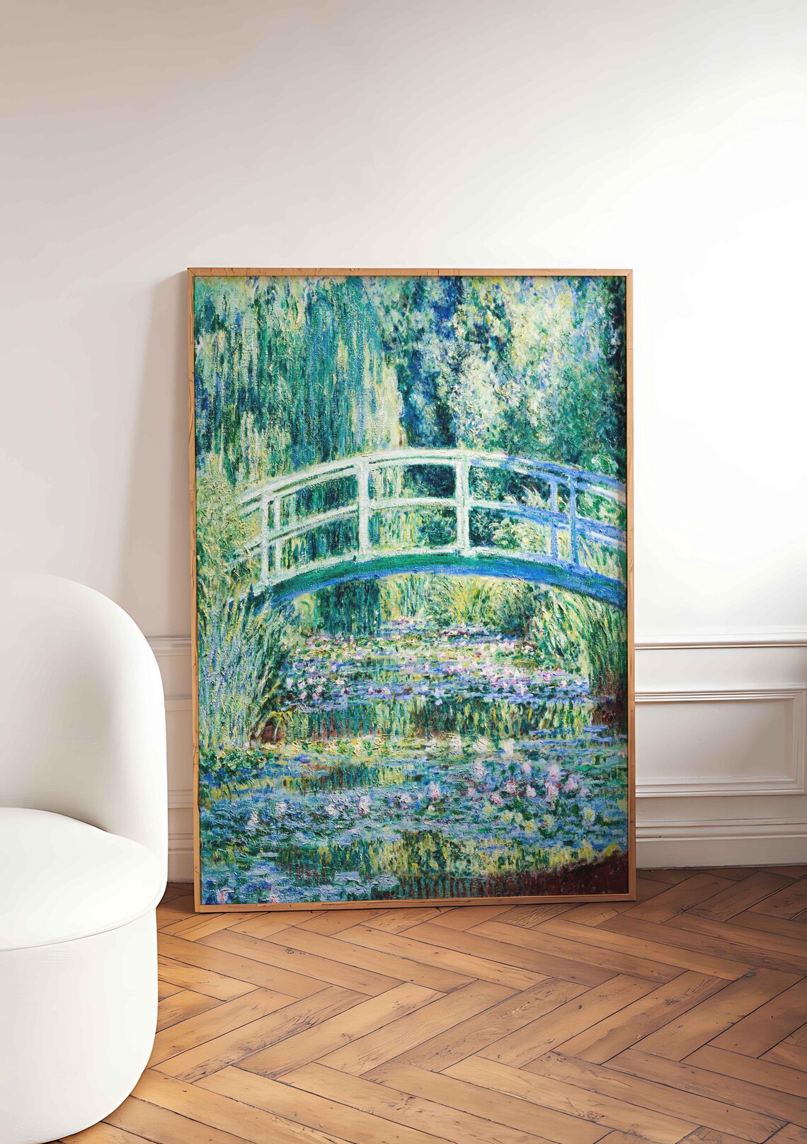 Claude Monet Impressionist Landscape, Vintage French Art Print - Image 5