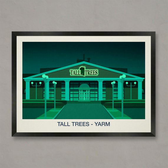 Tall Trees Nightclub Poster, Nightclub Prints