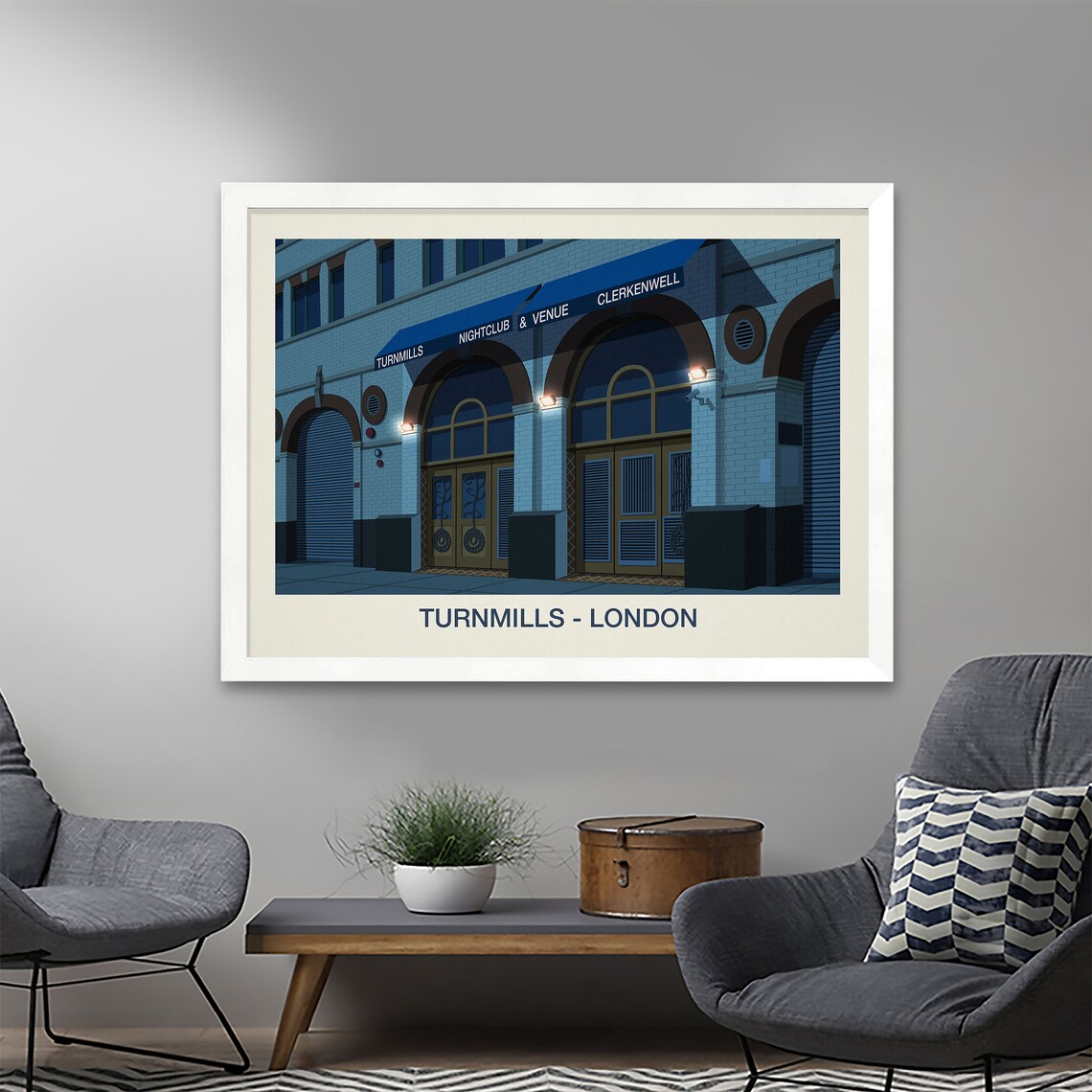 Turnmills Nightclub London Travel Poster - Image 2