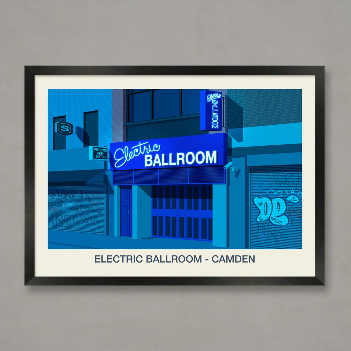 The Electric Ballroom Venue Poster The Electric Ballroom Camden The Electric Ballroom Poster Electric Ballroom Print Electric Ballroom