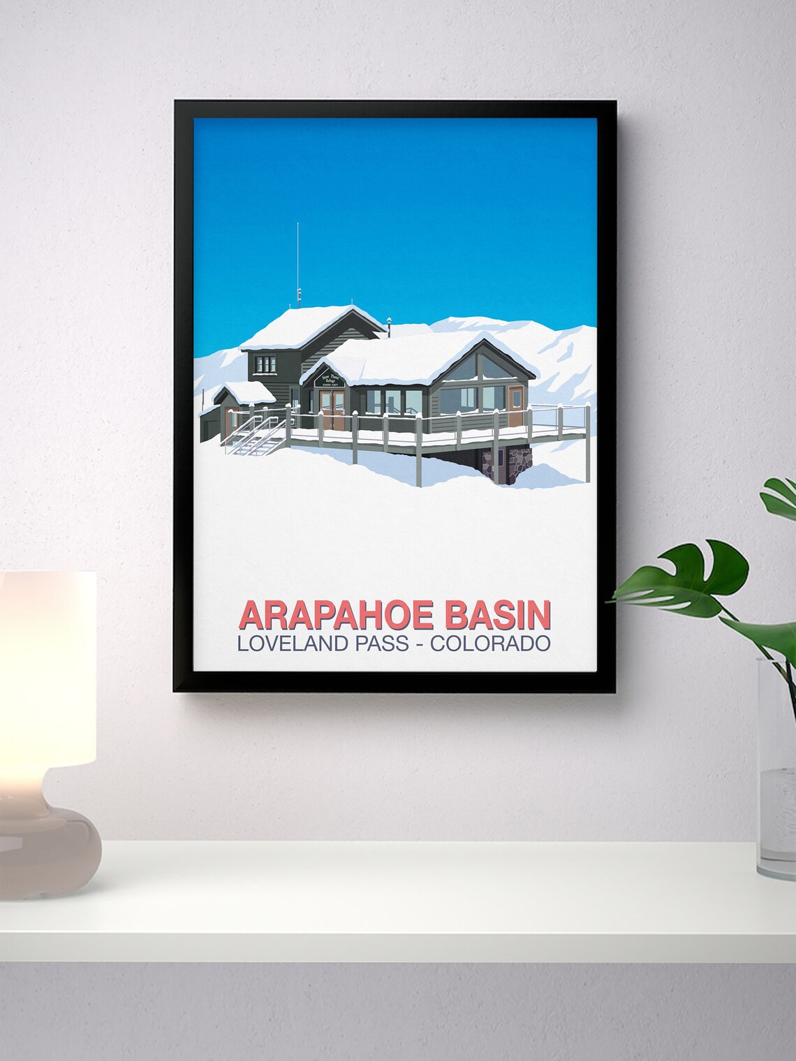 Arapahoe Basin Ski Resort Travel Poster - Image 4