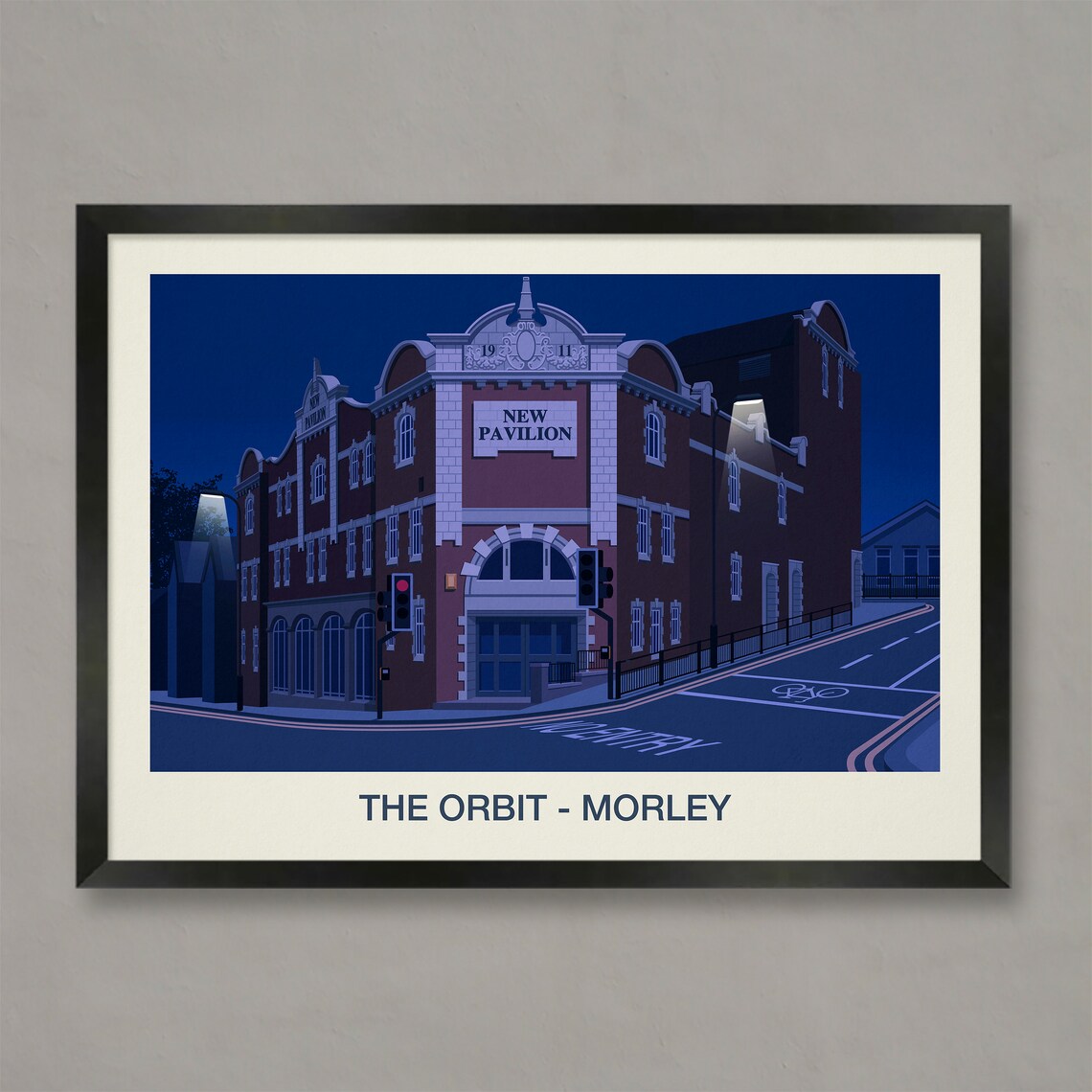 The Orbit Nightclub Poster, Nightclub Art Print