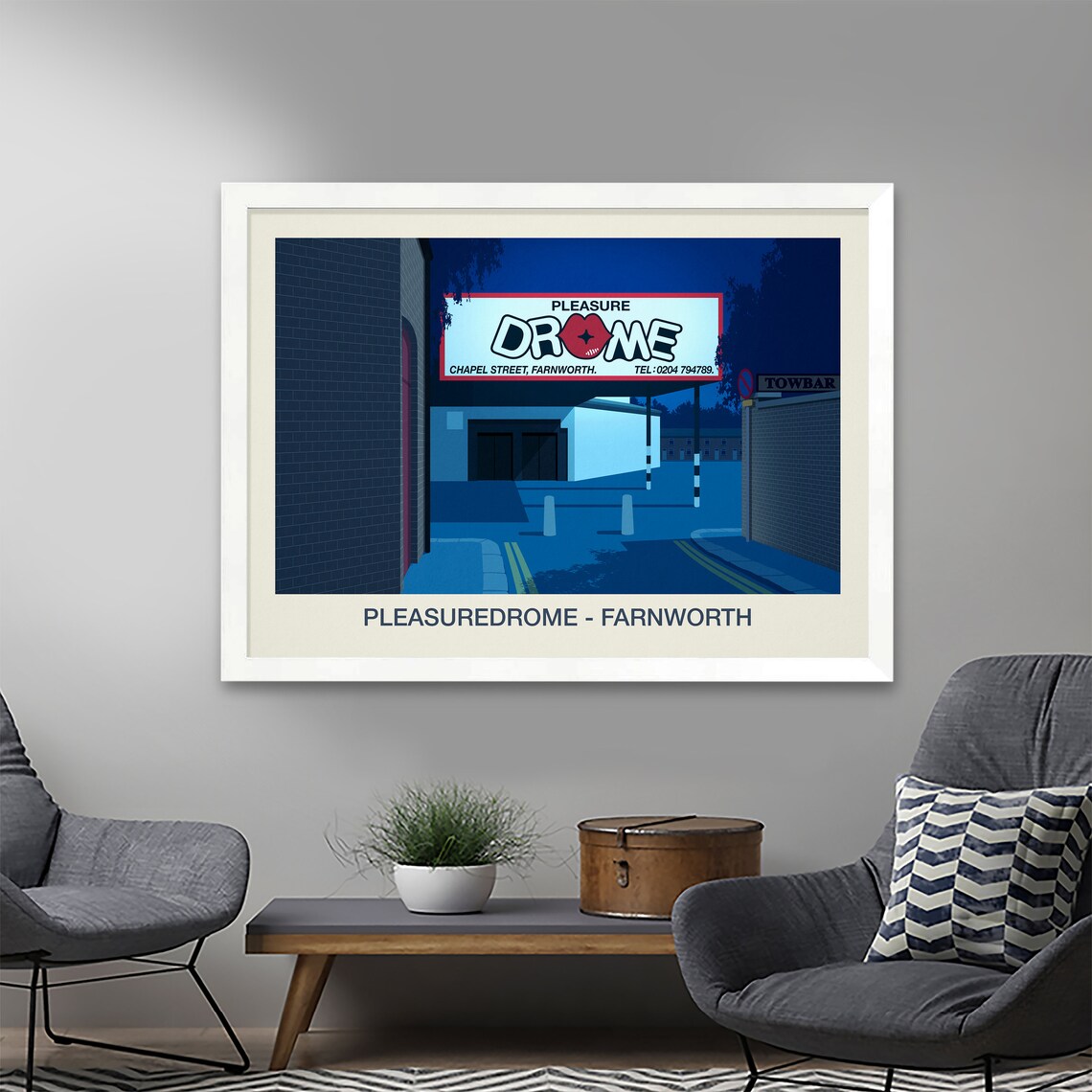 Pleasuredrome Nightclub Poster Nightclub Prints Pleasuredrome Nightclub Pleasuredrome Pleasuredrome Harnworth Nightclub Print - Image 2