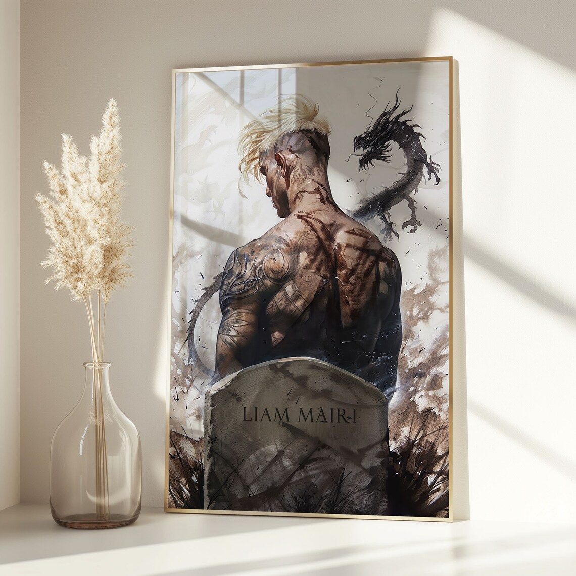 Fourth Wing Bookworm Merch, Dragonriders Art Print - Image 3