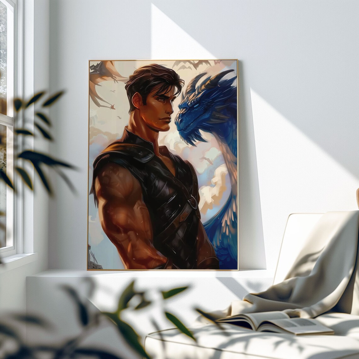 Fourth Wing Xaden Riorson Art Print, Book Citation - Image 2