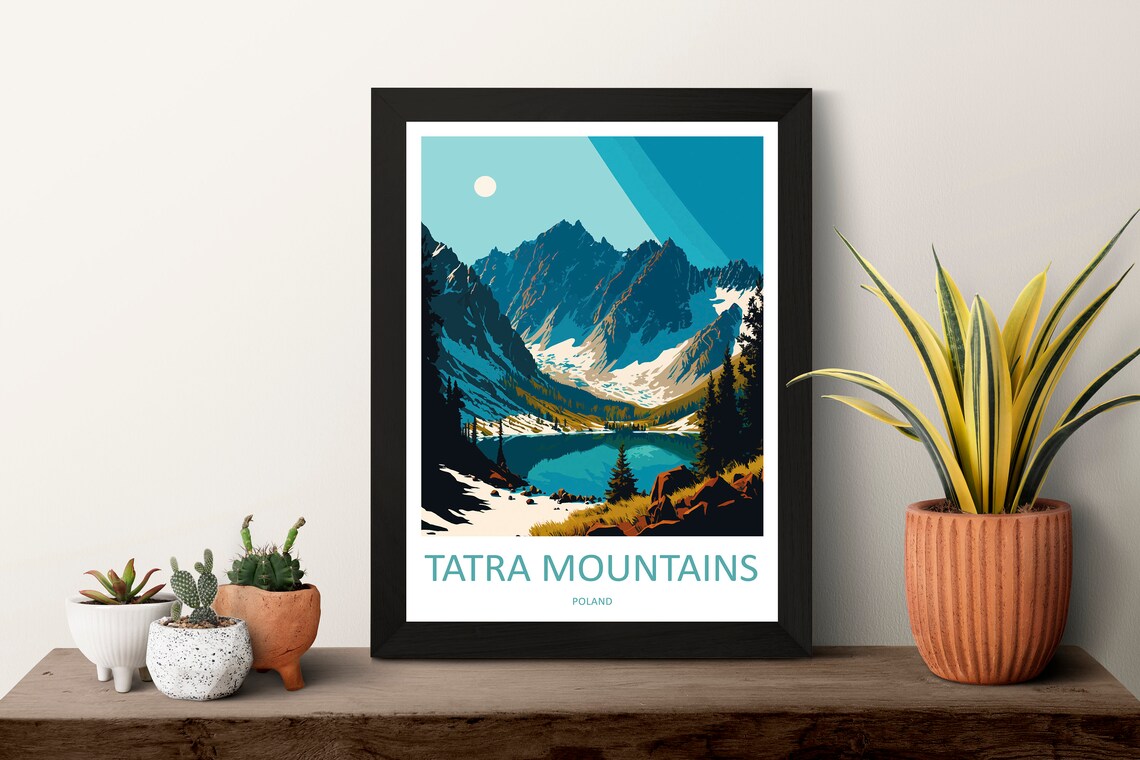 Tatra Mountains Art Print, Poland Landscape - Image 3
