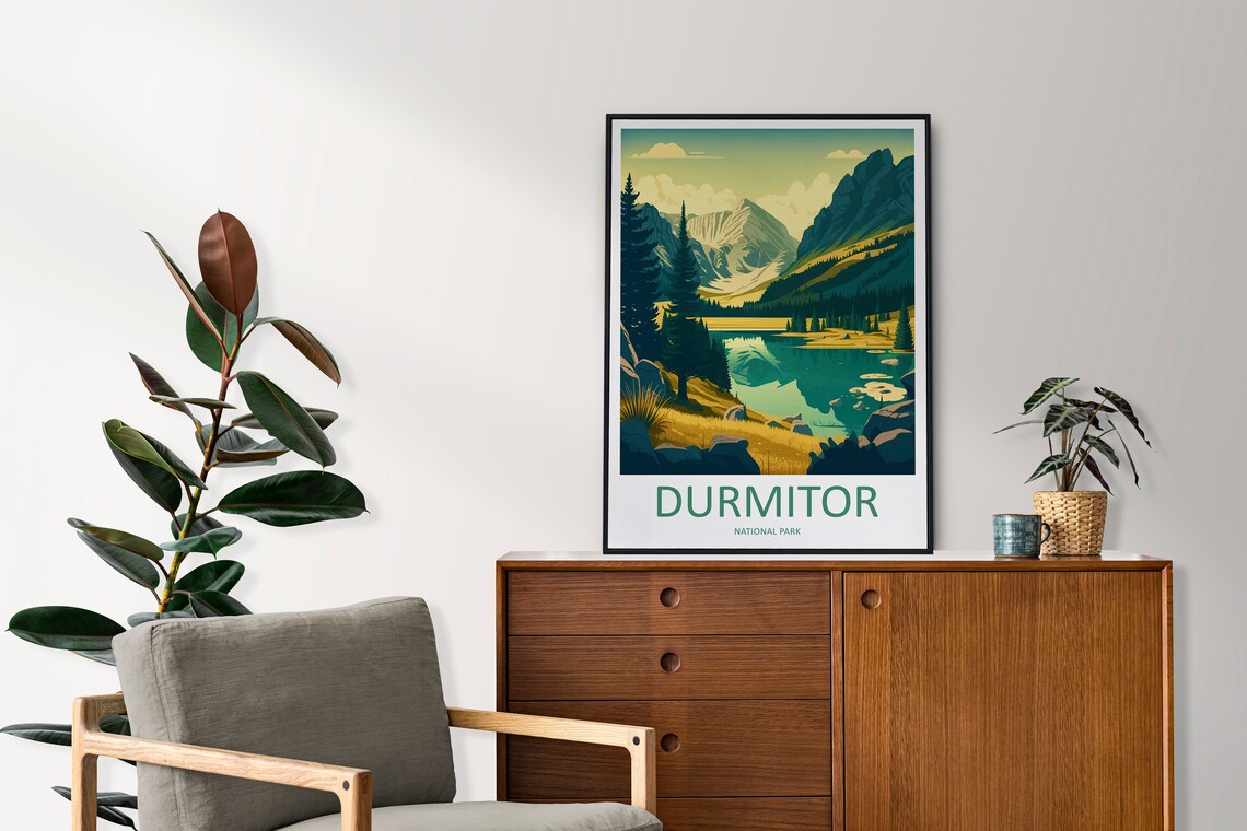 Durmitor National Park Travel Poster, Montenegro - Image 2