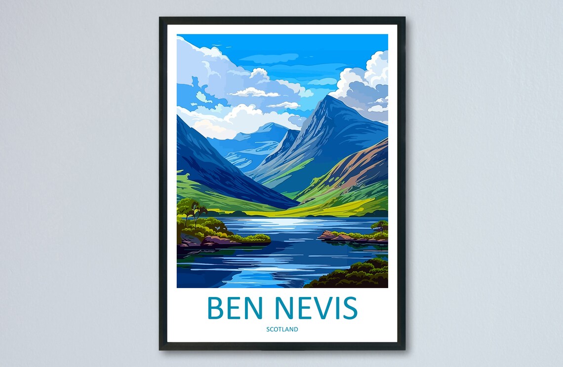 Ben Nevis Travel Wall Art Print