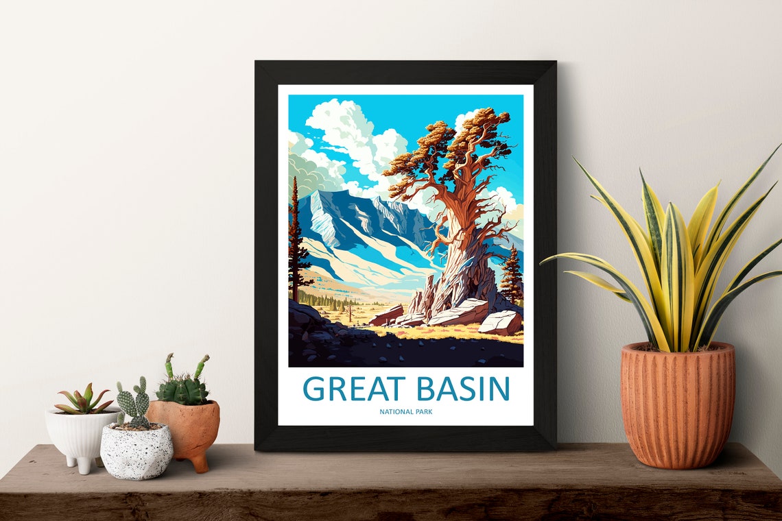 Great Basin National Park Ancient Bristlecone Pine Alpine Poster - Image 3