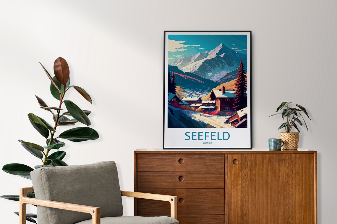 Seefeld Travel Poster, Austria Place Art - Image 2