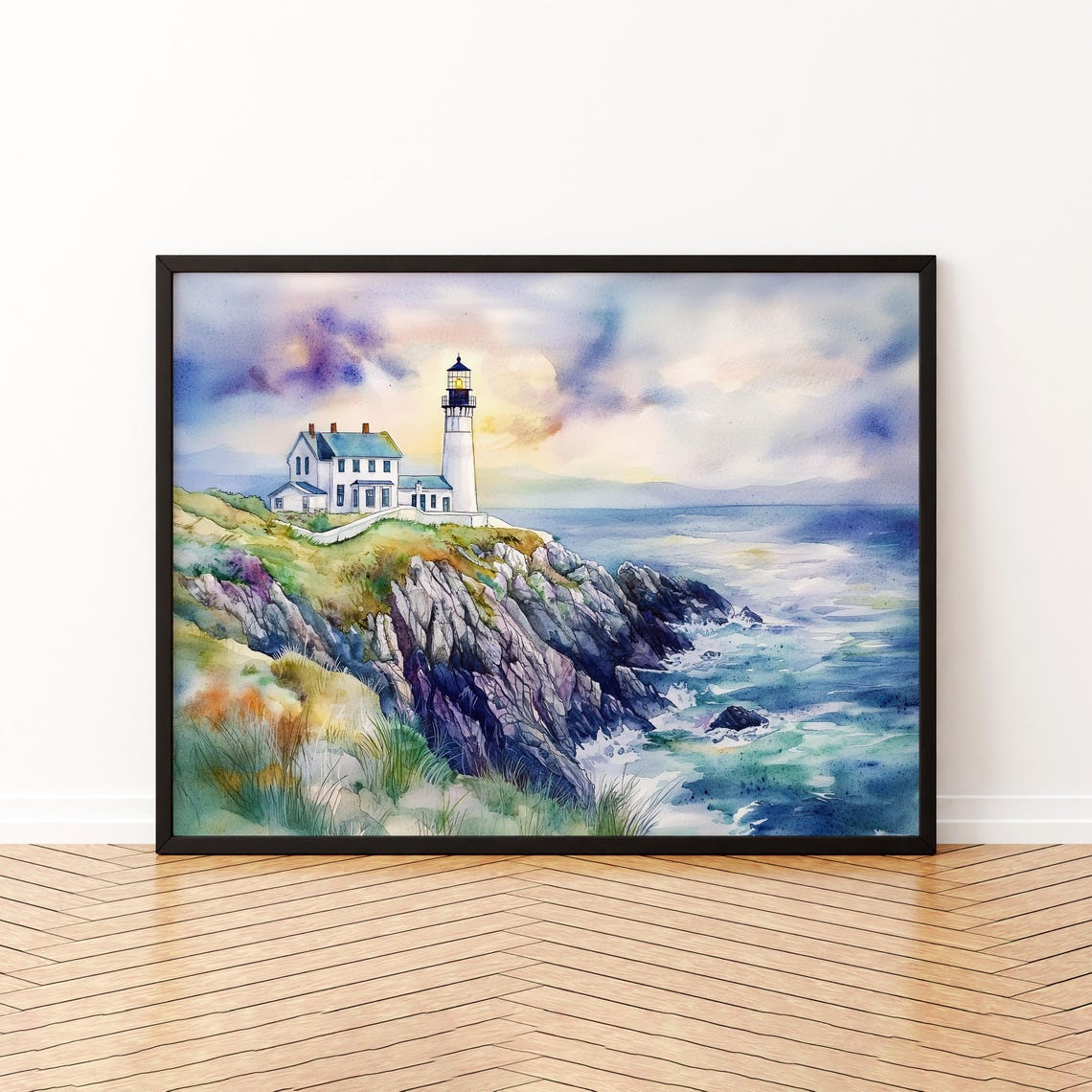 Donegal Watercolor Poster Wall Art Hanging Home Dcor Gift Lovers Ireland