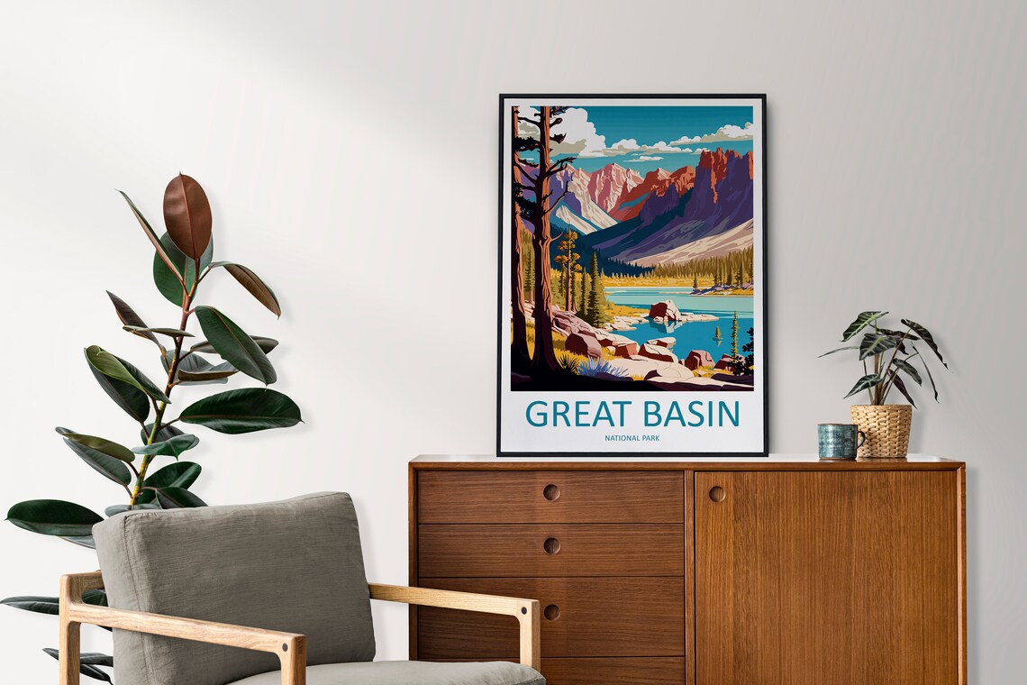 Great Basin National Park Travel Poster, Wall Decor - Image 2