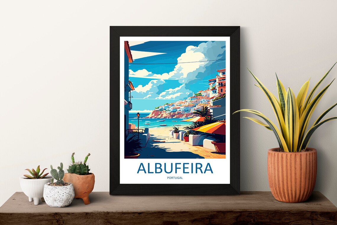 Albufeira Portugal Wall Dcor Poster Print - Image 3