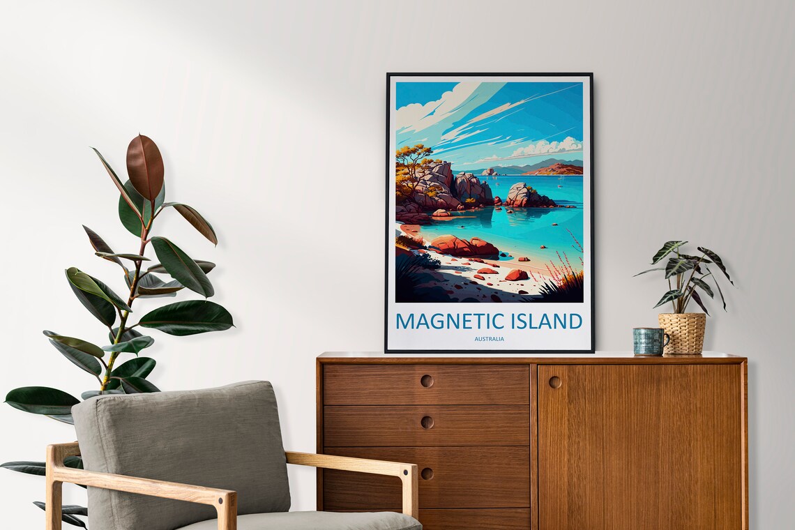 Magnetic Island Travel Poster, Australia Wall Art - Image 2