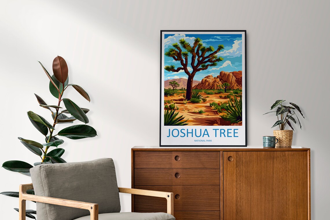 Joshua Tree National Park Home Dcor Wall Art Print - Image 2