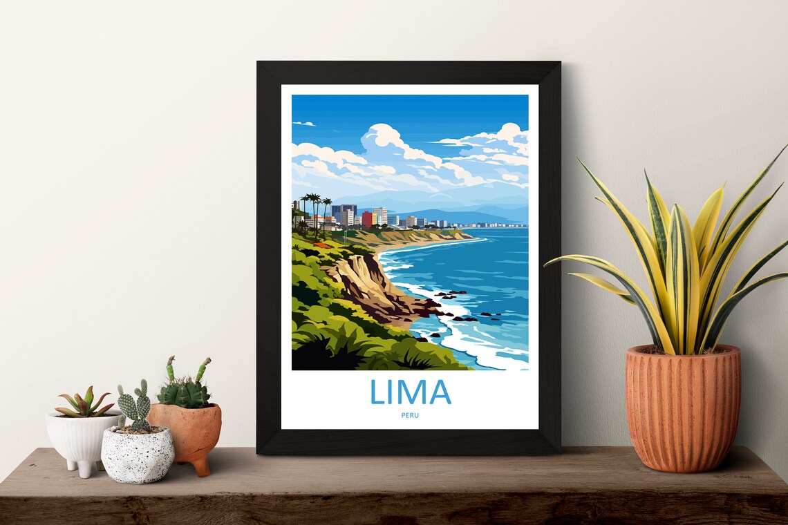 Lima Travel Poster, Peru Wall Decor - Image 3
