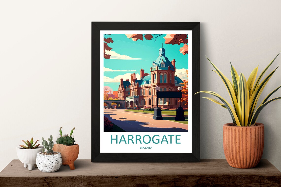 Harrogate Travel Poster, England Wall Art Print - Image 3