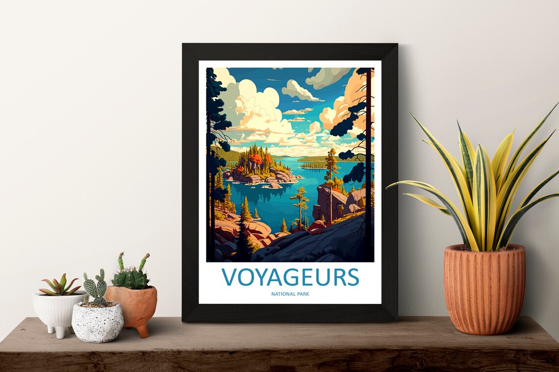 Voyageurs National Park Travel Poster, National Parks - Image 3