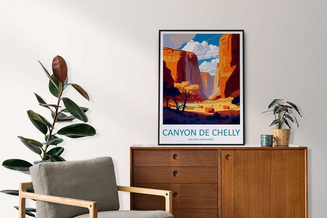 Canyon De Chelly National Monument Travel Poster - Image 2