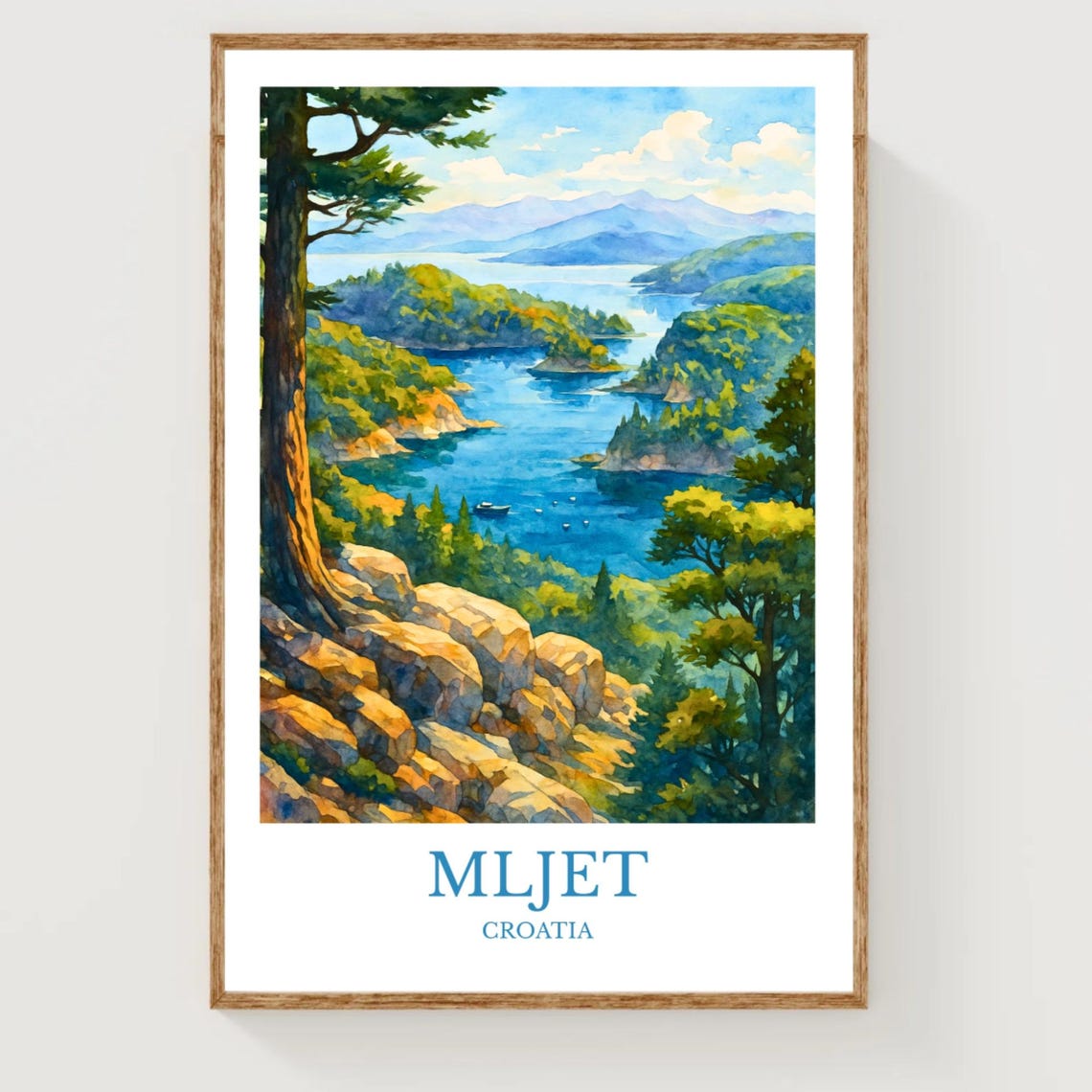 Mljet Poster