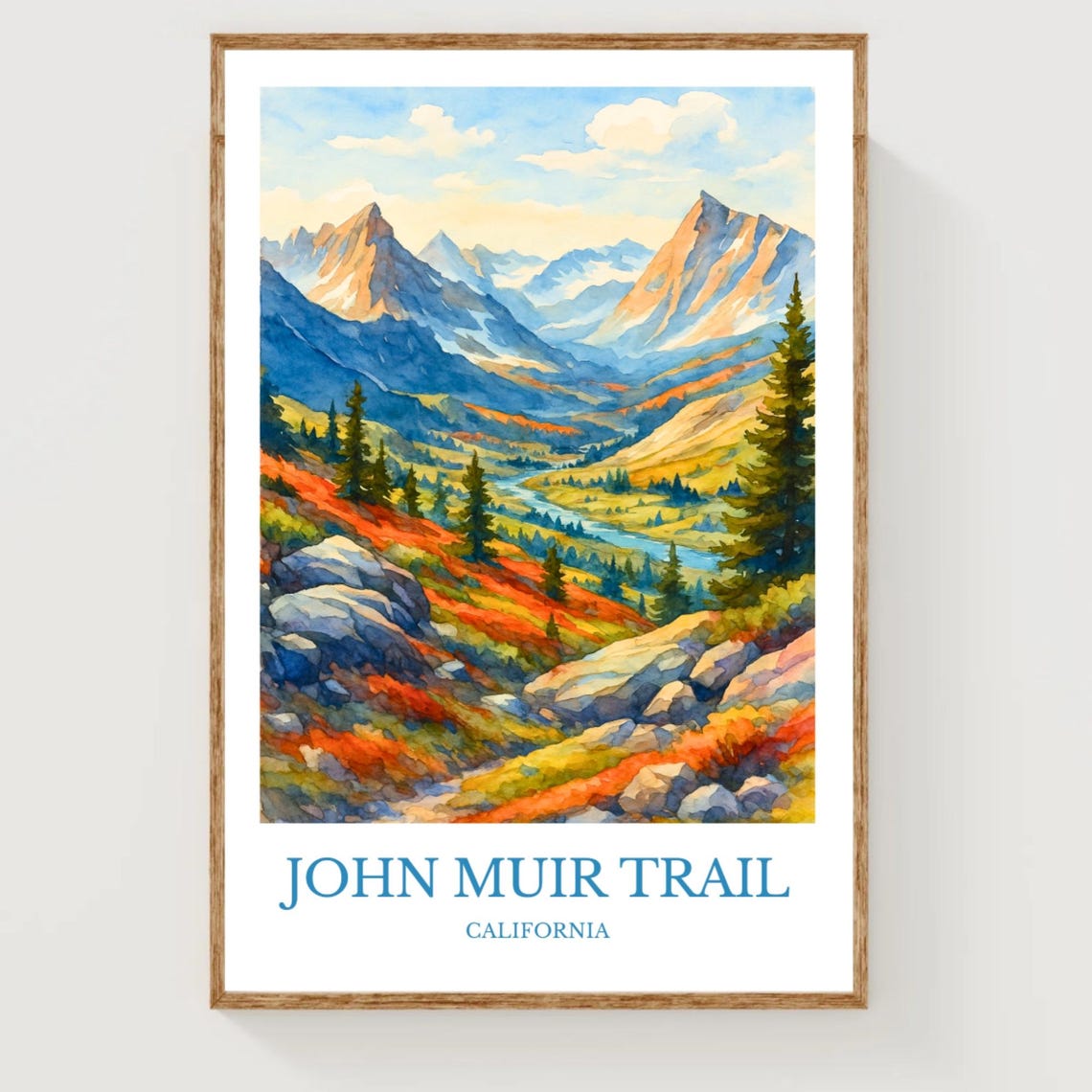 John Muir Trail Poster