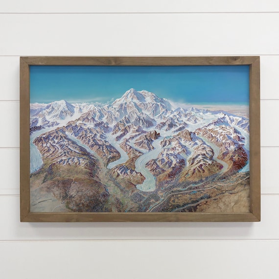 Denali National Park Mountain Art Print
