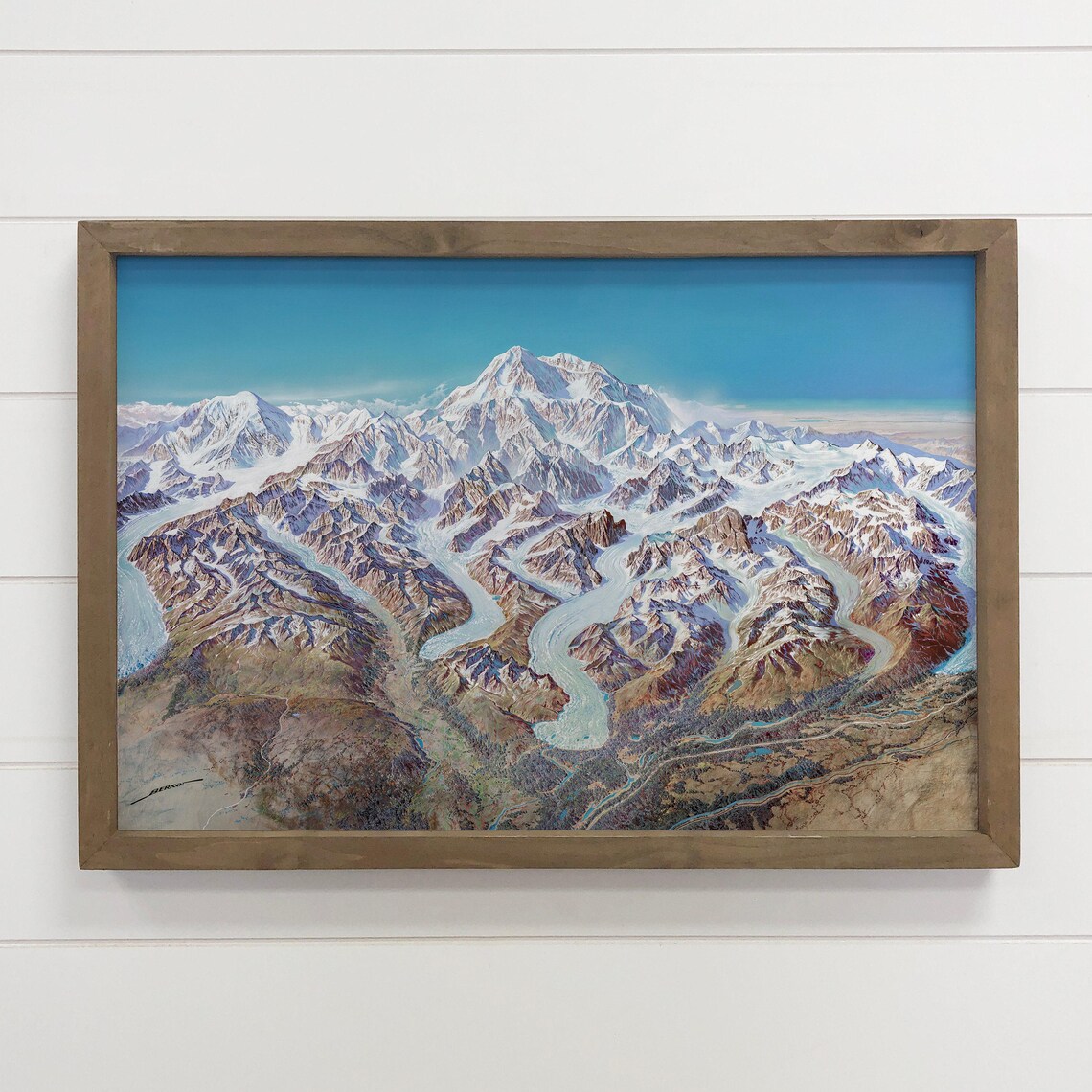 Denali National Park Mountain Art Print