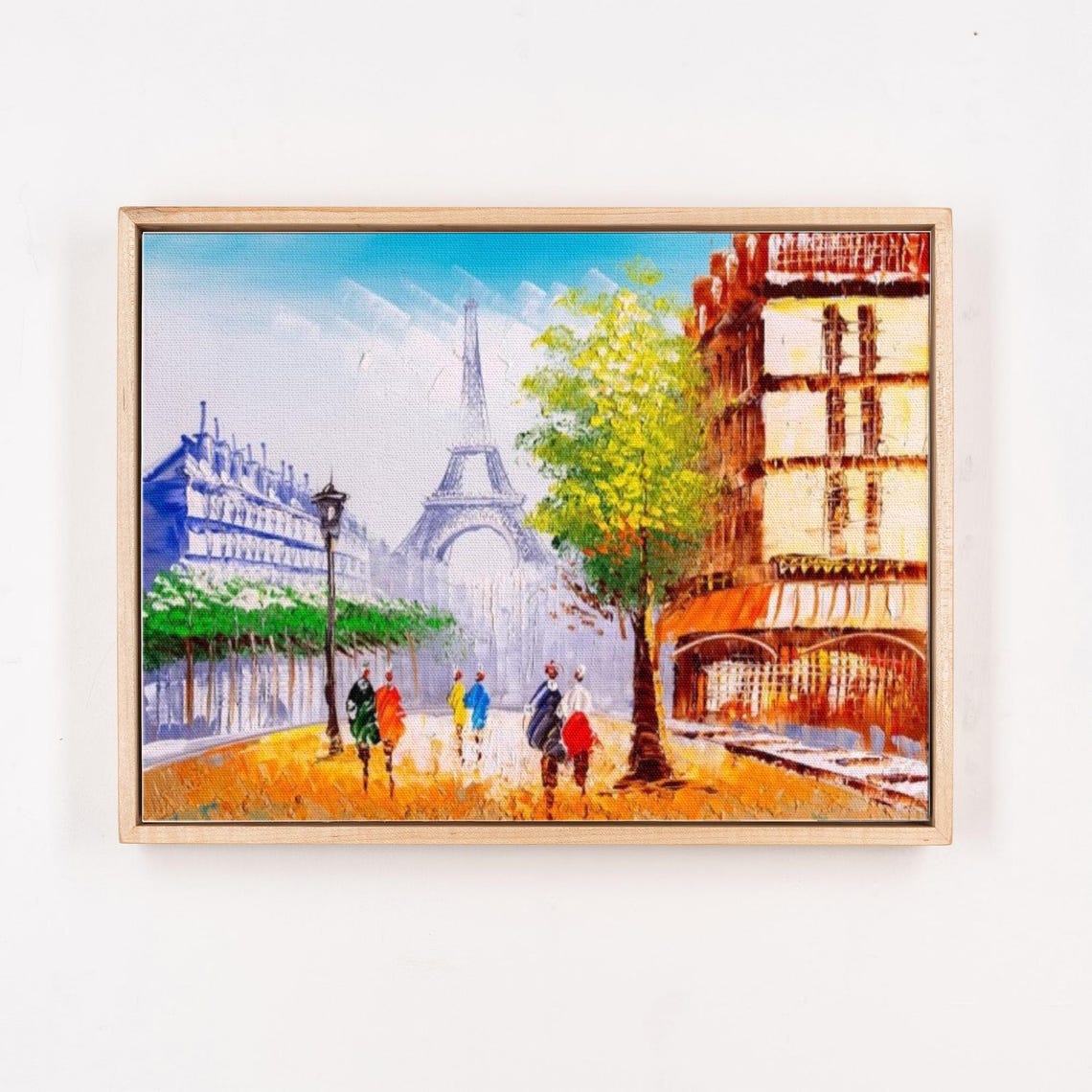 Sunny Paris Boulevard Stroll Beneath the Eiffel Tower Poster - Image 4