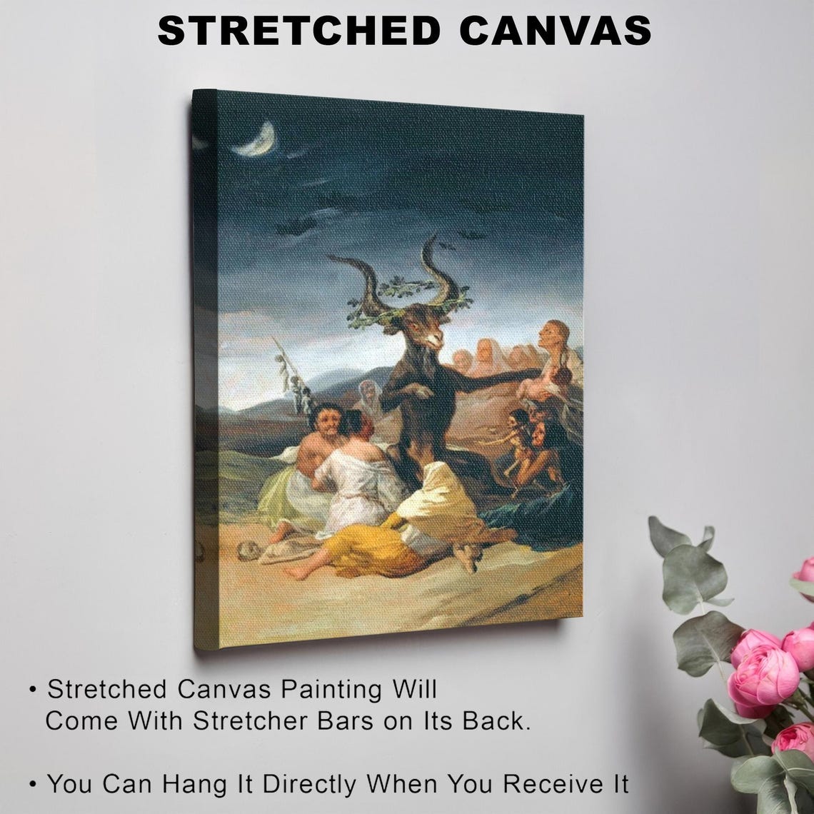 Francisco Goya Witches Sabbath Classic Art Reproduction Poster - Image 3