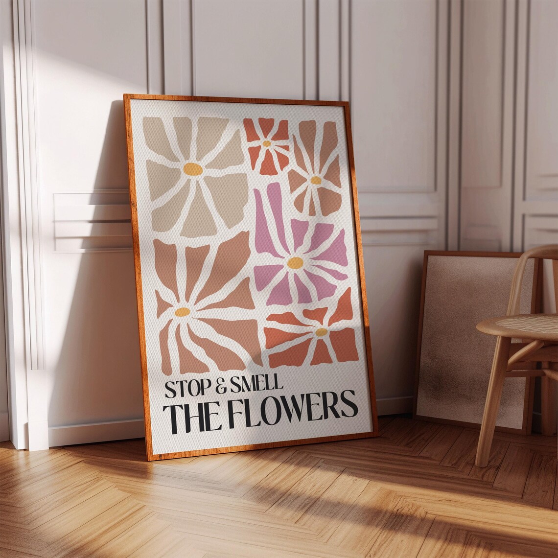 Stop And Smell The Flowers, Floral Art Print