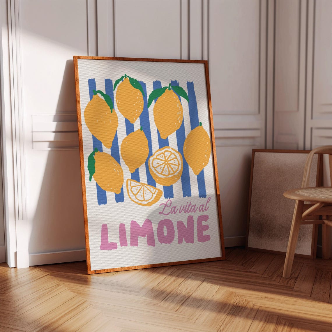 Lemon Wall Art, Yellow Limone Poster