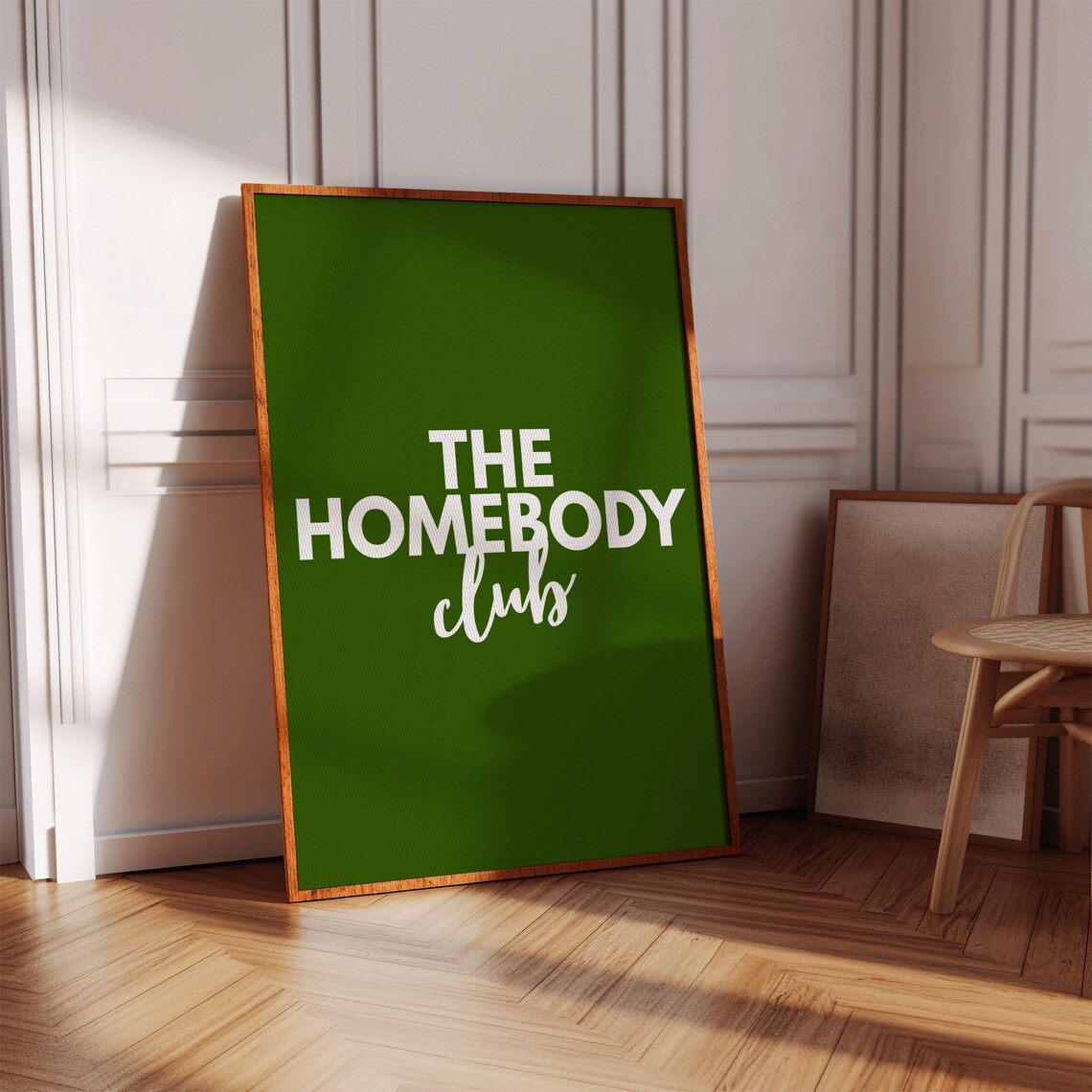 The Homebody Club, Minimalist Art Print