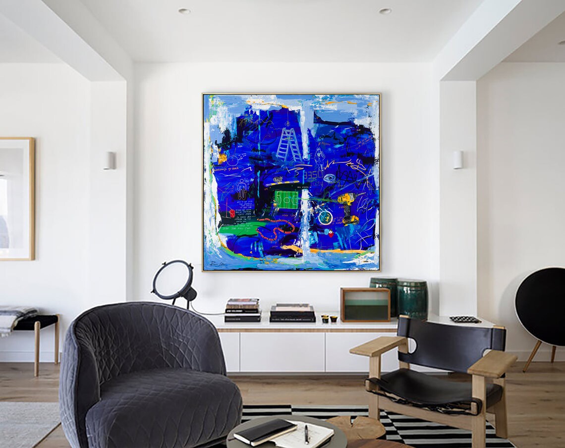 Angels in Jaffa Contemporary Abstract Art Print - Image 2