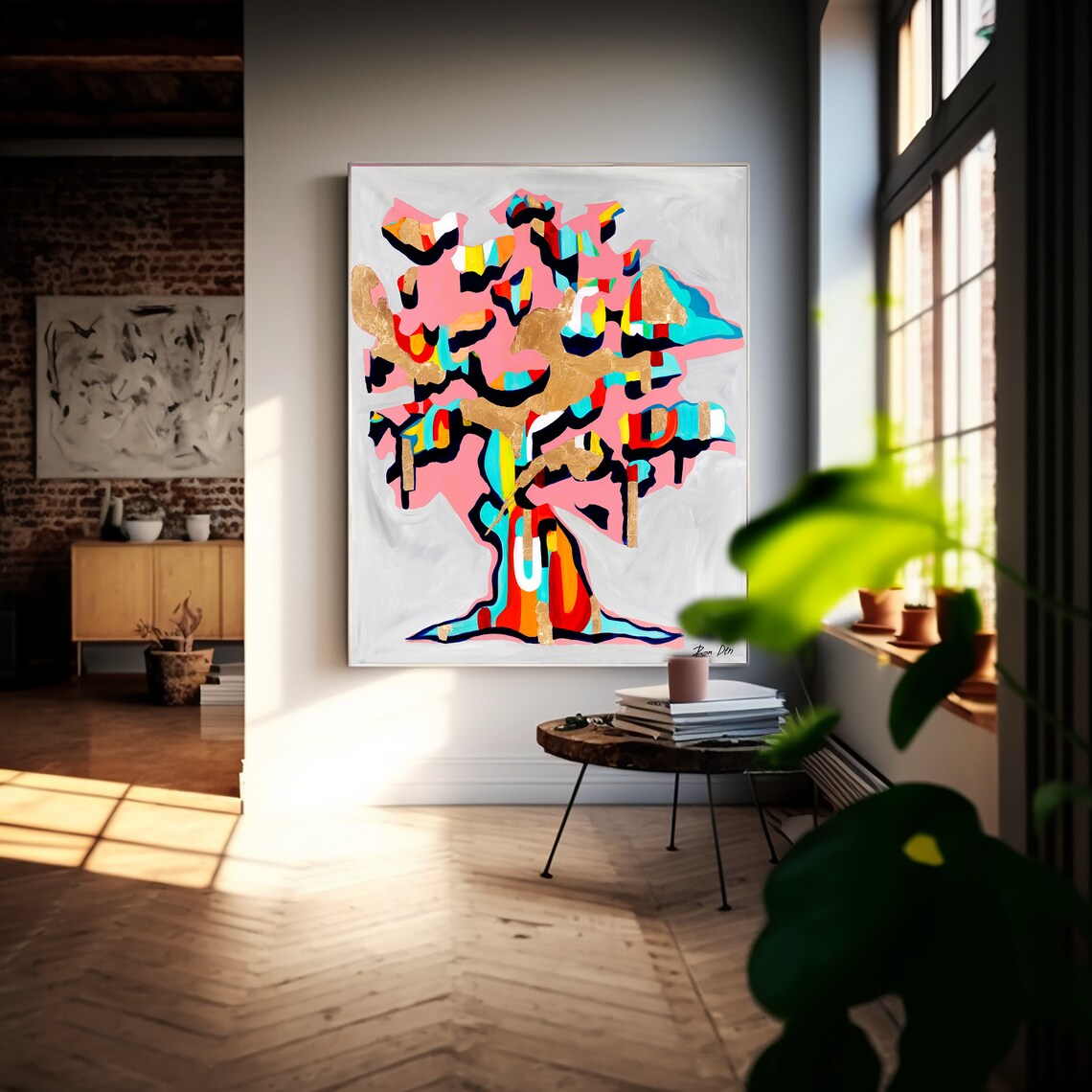 Tree Of Life Abstract Art Print, Modern Wall Decor - Image 3