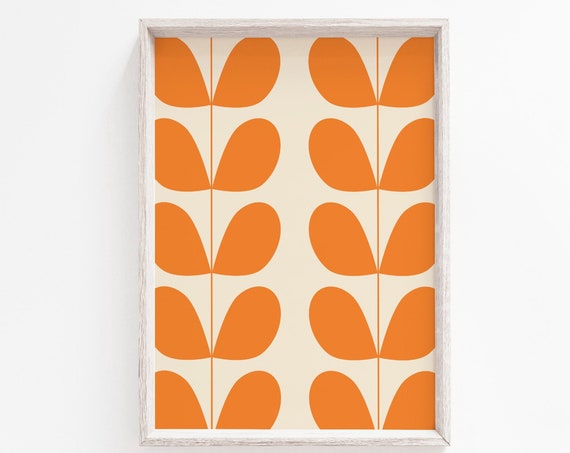 Mid Century Art, Minimalist Poster Print
