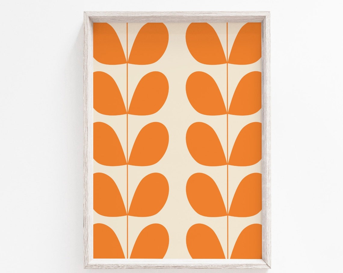 Mid Century Art, Minimalist Poster Print