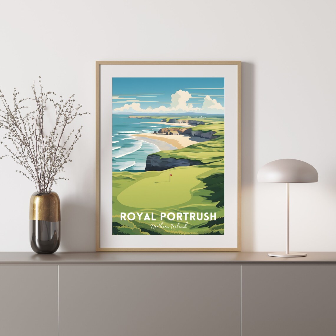 Royal Portrush Golf Poster, Northern Ireland - Image 2