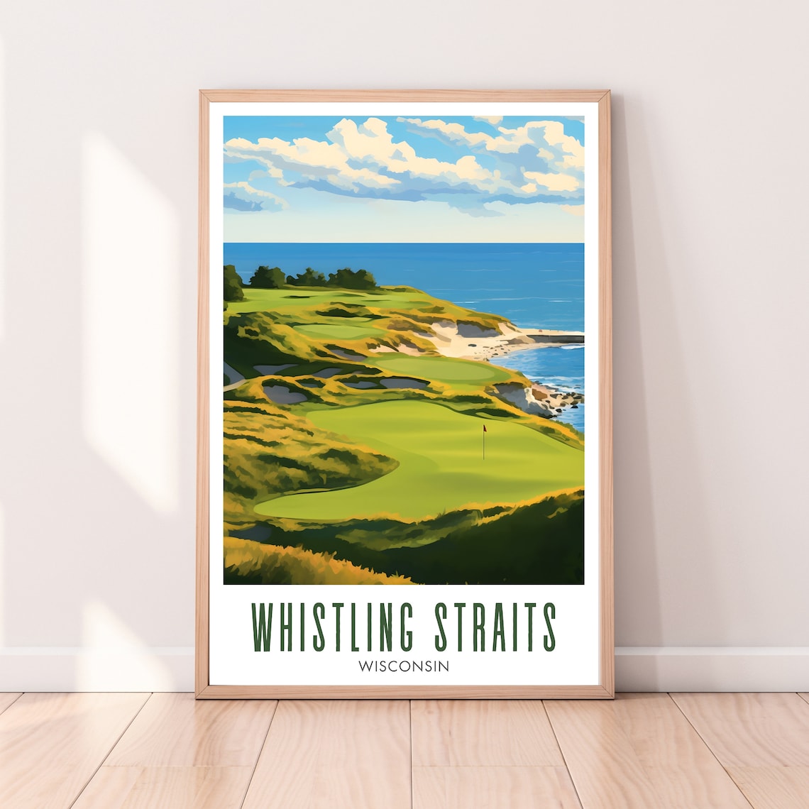 Whistling Straits Golf Course Travel Poster