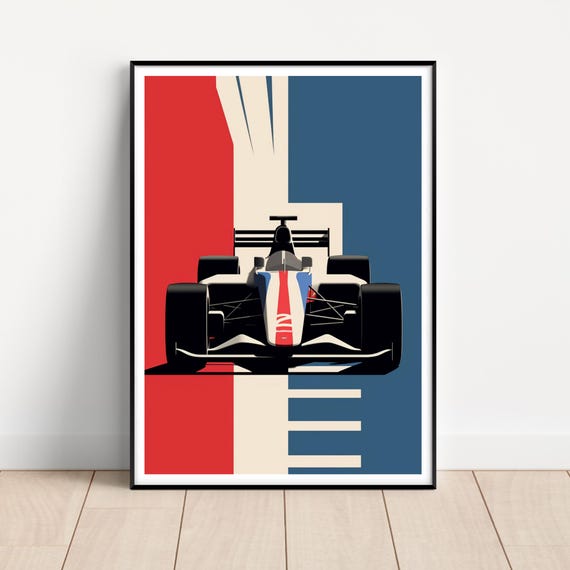 Formula 1 Poster Formula 1 Wall Art F1 Poster F1 Print F1 Poster Set Motorsport Poster Game Room Gift For Son Gift For Him Study