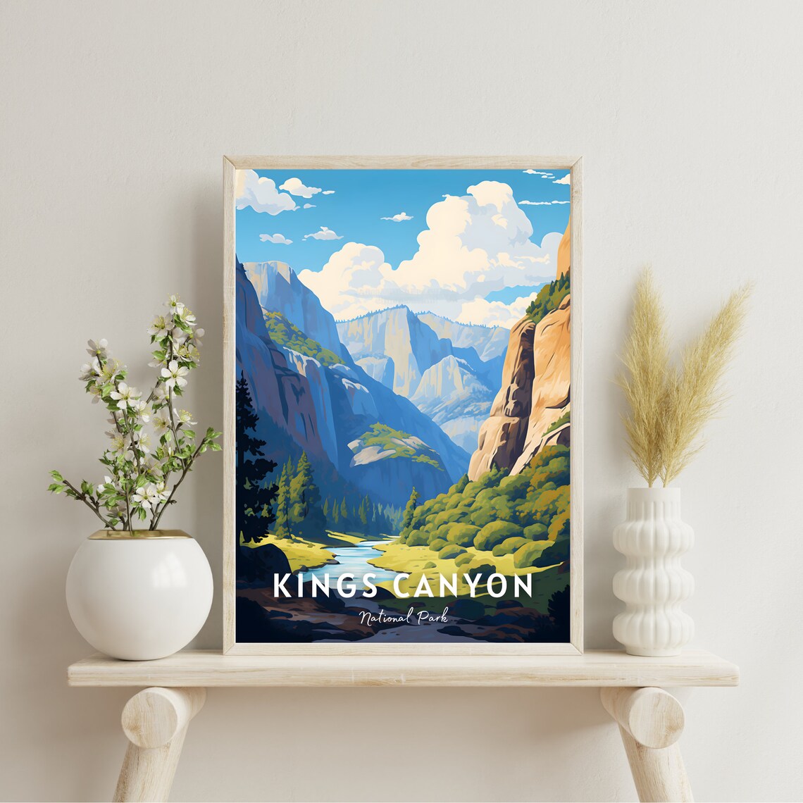 Kings Canyon National Park Poster Kings Canyon National Park Print Kings Canyon National Park Wall Art Kings Canyon Gift California Art - Image 2