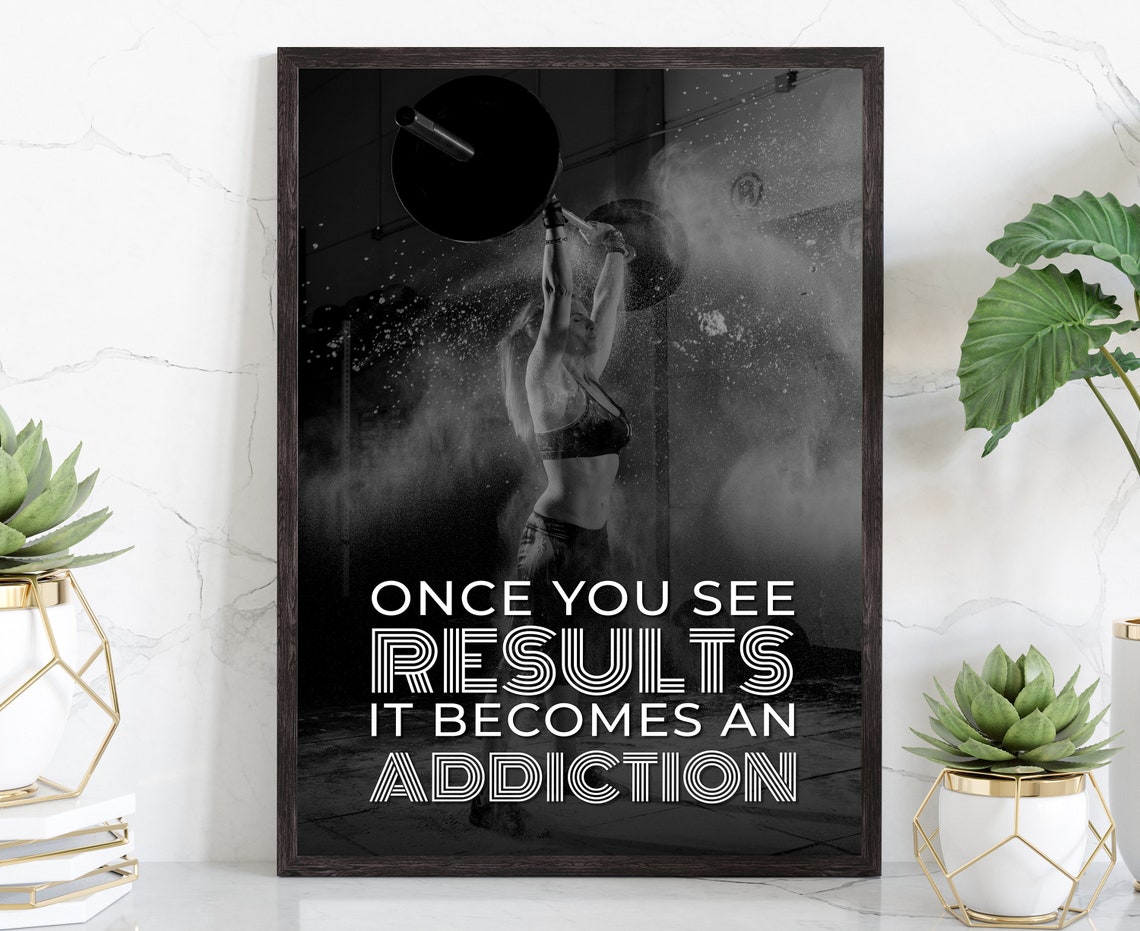 Gym Wall Art Gym Poster Gym Quote Gym Dcor Home Gym Home Gym Dcor Home Gym Poster Inspired Poster Fitness Dcor Motivational Quote