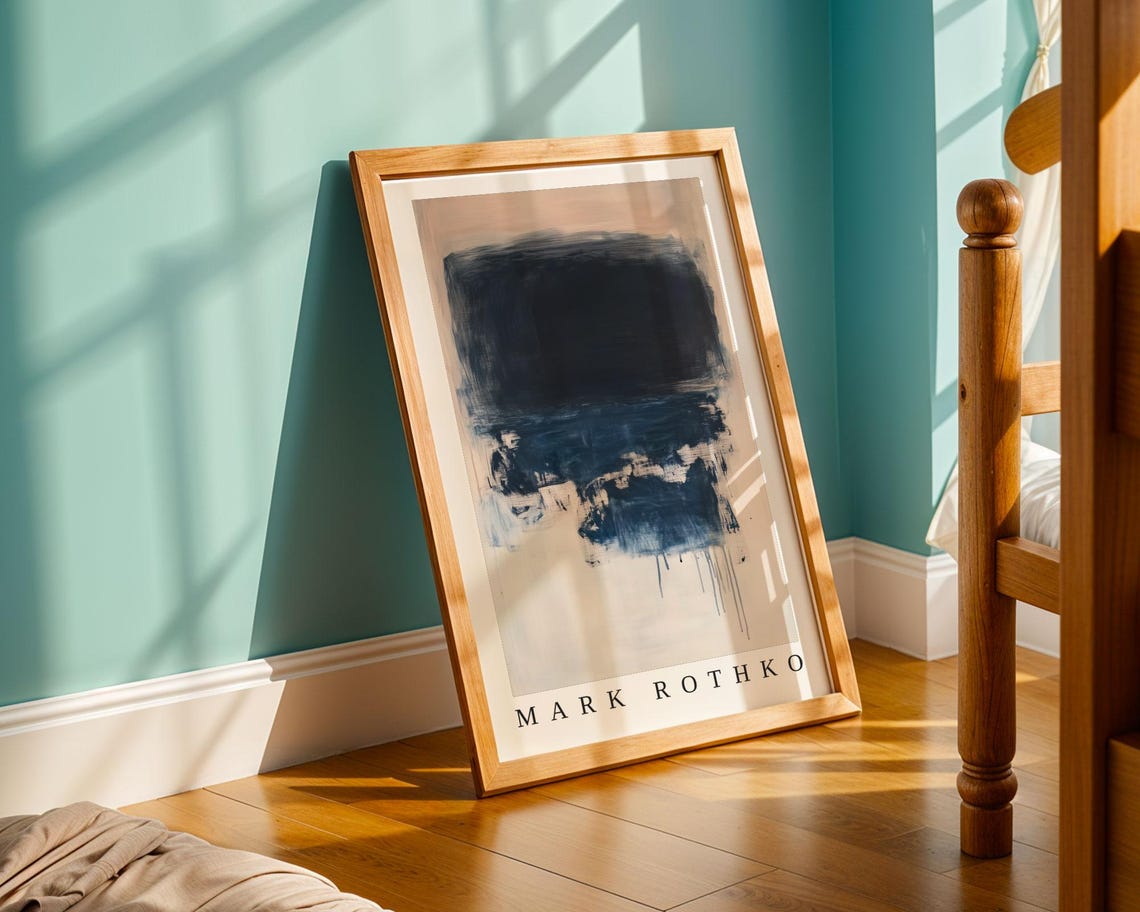 Mark Rothko Poster Abstract Expressionism Color Field Print Mark Rothko Print Modern Abstract Museum Poster Modern Wall Decor - Image 3