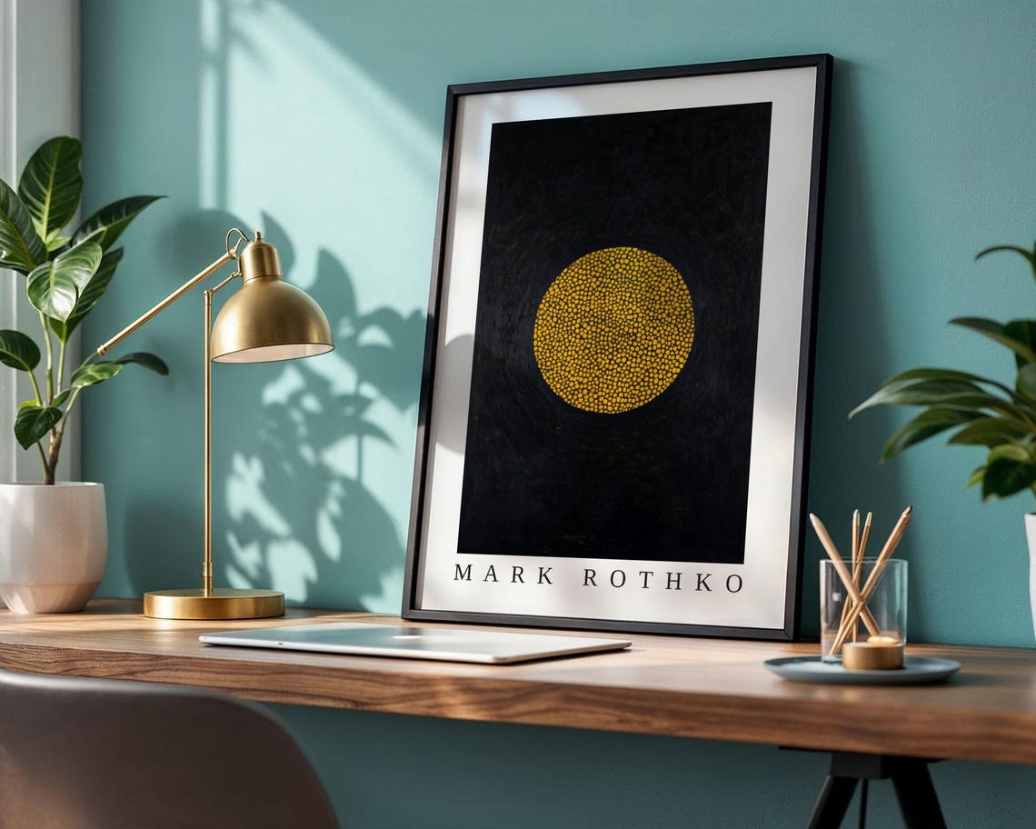 Mark Rothko Poster Abstract Expressionism Color Field Print Mark Rothko Print Modern Abstract Museum Poster Modern Wall Decor - Image 2